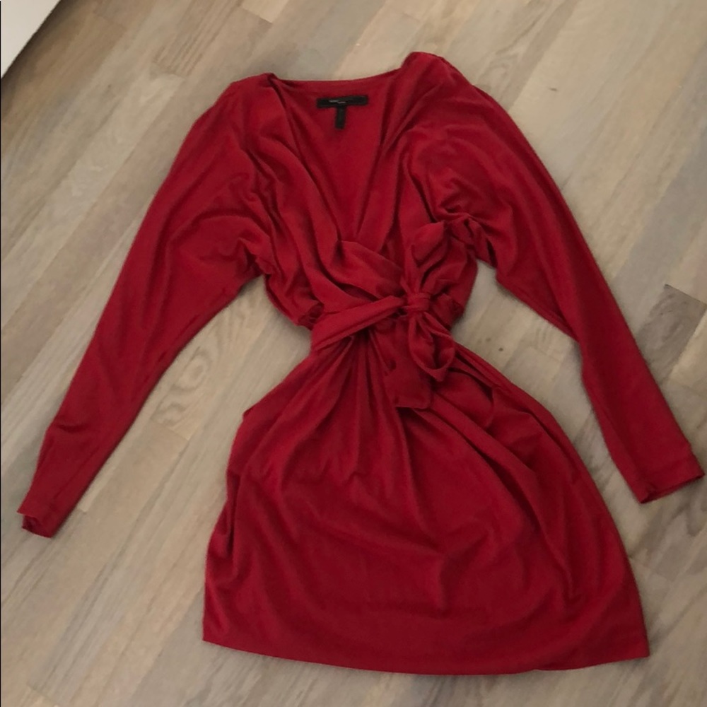 Red Wrap dress